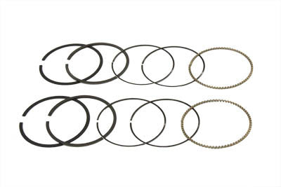 Hastings Rings 2M6482-080 74-inch moly piston ring set, .080 oversize for engine applications