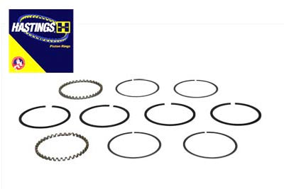 Hastings Rings 2M7003-070 moly piston ring set for two engine pistons