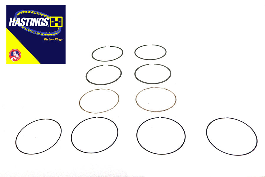 Hastings Rings M8 Moly piston ring set standard size, model 2C5231 107 for engine rebuilds