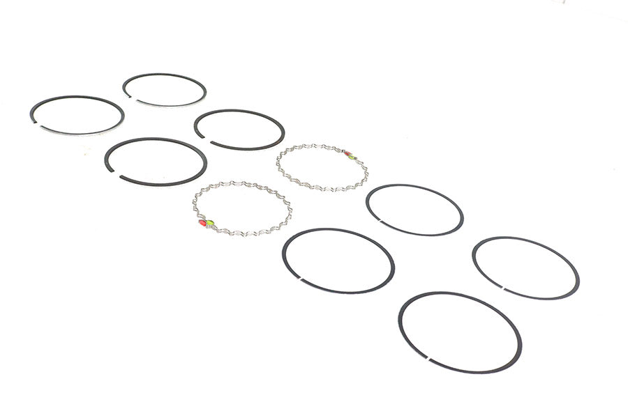 Rowe 28008C 80-Inch Shovelhead Piston Ring Set, .010 Oversize