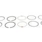 Rowe 28008C 80-Inch Shovelhead Piston Ring Set, .010 Oversize