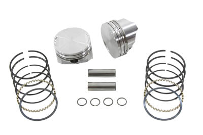Keith Black KB264.030 1200cc .030 oversize engine piston set; silver pistons with rings and pins