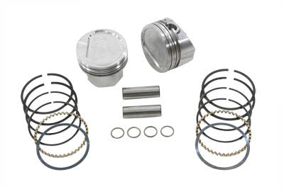 Keith Black KB272.010 883cc conversion piston set, .010 oversize engine pistons beside ring sets