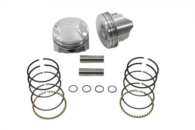 Keith Black KB288.020 80-inch FLH-FX engine piston set, .020 oversize, shown in product image