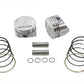 Keith Black KB305.020 Evolution piston kit with .020 oversize engine pistons and rings; 80-inch kit