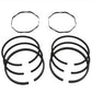 Eastern H-4250-030 74 Inch side valve piston ring set, .030 oversize, shown in packaging