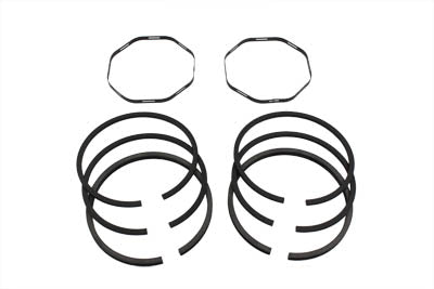 Eastern H-4250-030 74 Inch side valve piston ring set, .030 oversize, shown in packaging