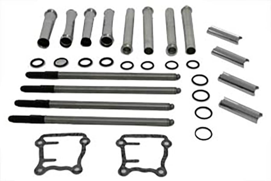 S&S Cycle 106-6051 adjustable pushrod and cover kit for motorcycle engine applications
