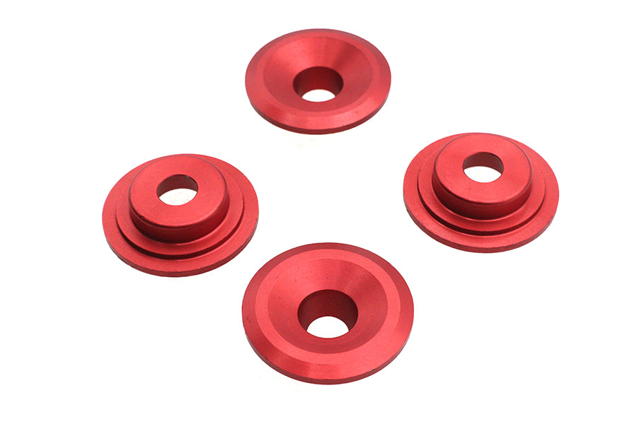 Kibblewhite VT-032502-R-R Red Top Valve Spring Collar Set