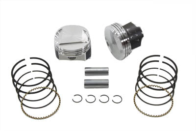 Wiseco K1668 forged .030 oversize 10:1 compression engine piston kit parts