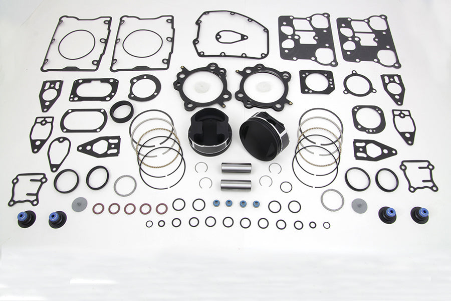 Wiseco VT2797 97-inch engine piston kit with piston, rings, pins, and clips; SKU 11-9975