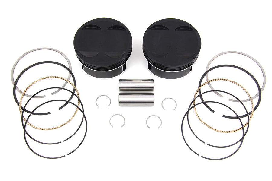 Wiseco K2787 M8 piston kit for engine applications with piston, rings, wrist pin, and clips