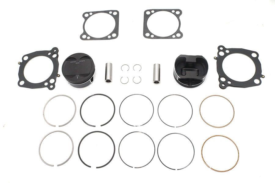 Wiseco VT2787 M8 piston kit for engine rebuilds, featuring piston, rings, and hardware