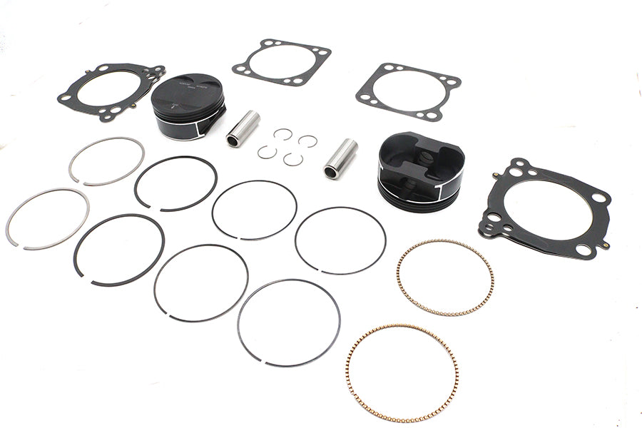 Wiseco VT2787 M8 piston kit for engine repair, shown with piston and components