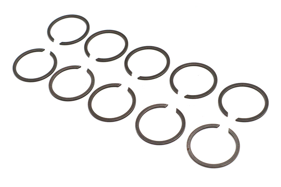 Eastern 42-0115 transmission shifter cam retaining ring, silver metal ring on white background