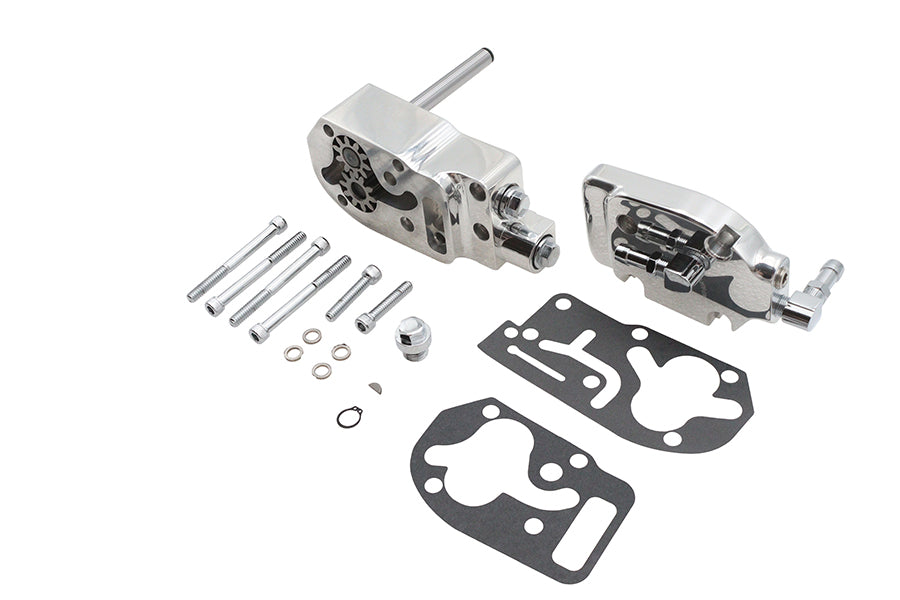 Ultima polished oil pump assembly for 1998-2005 Harley-Davidson engines, model 98-518