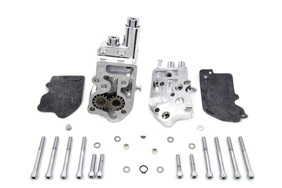 Sifton 20276 polished oil pump assembly for motorcycle engine