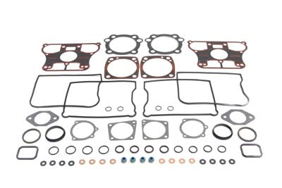 James JGI-17033-83-A top end engine gasket kit components on a white background