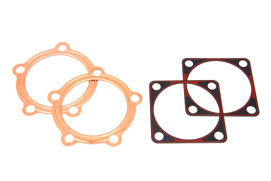 Gary Bang Knucklehead engine cylinder head and base gasket set, model 15-0924, shown in product packaging