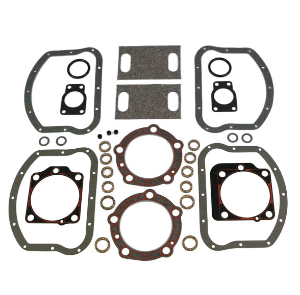 James JGI-17034-48-XF top end gasket kit for engine repair, shown with assorted gaskets and seals