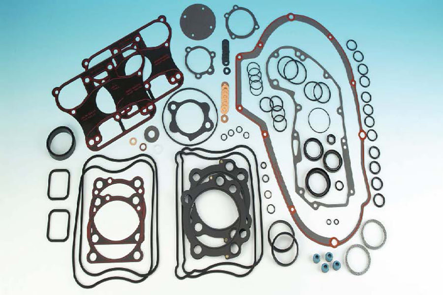 James 17026-86-MLS complete engine gasket kit for Harley-Davidson XL, assorted gaskets and seals