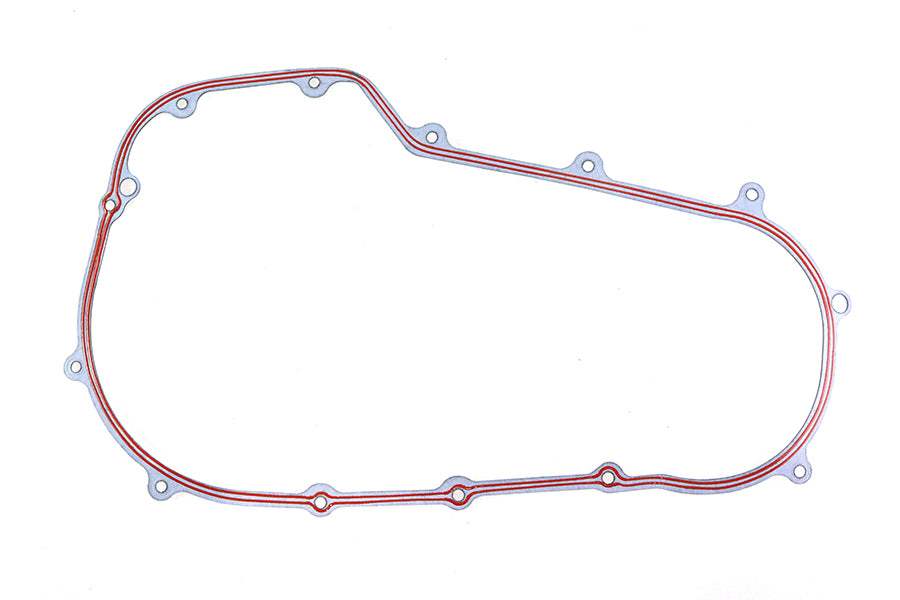 Gary Bang M8 silicone beaded primary cover gasket for motorcycle drive line applications