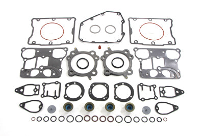 Cometic C9147 V-Twin top end gasket kit with engine gaskets and seals assortment