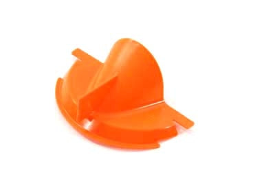 OE 63797-10 primary oil fill funnel in orange for drive line applications