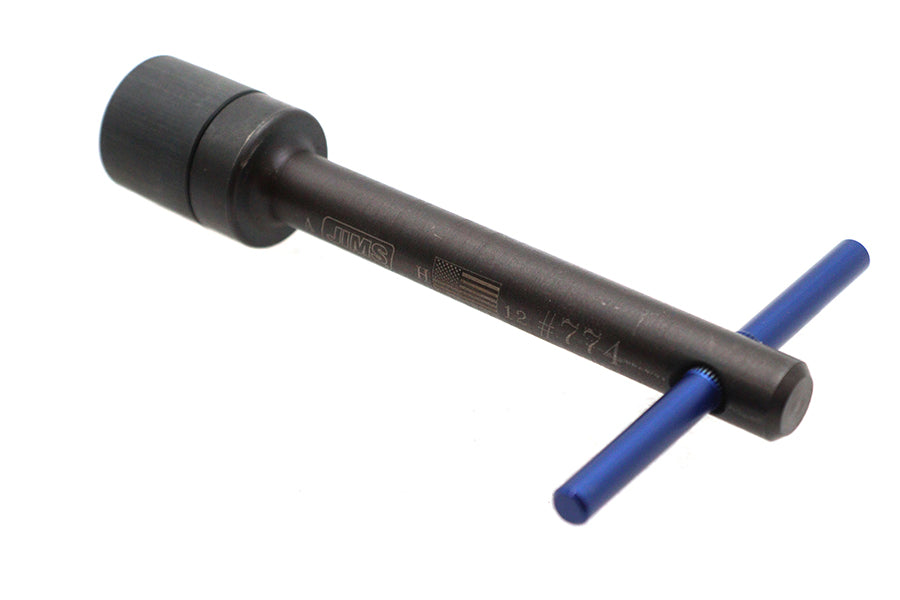 Jims 774 seat mounting screw tool for Harley-Davidson FXST seat and saddlebag installation