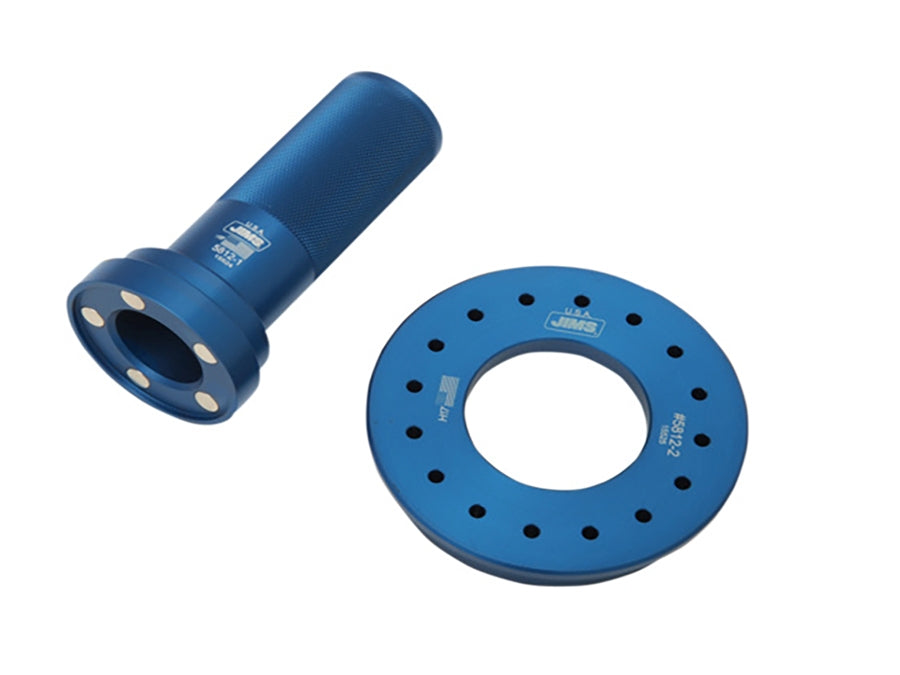 Jims 5812 M8 alternator rotor remover and installer tool for motorcycle electrical service