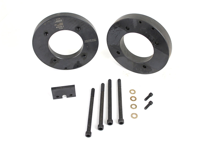 Jims M8 cylinder torque plate kit for engine assembly, SKU 16-1201