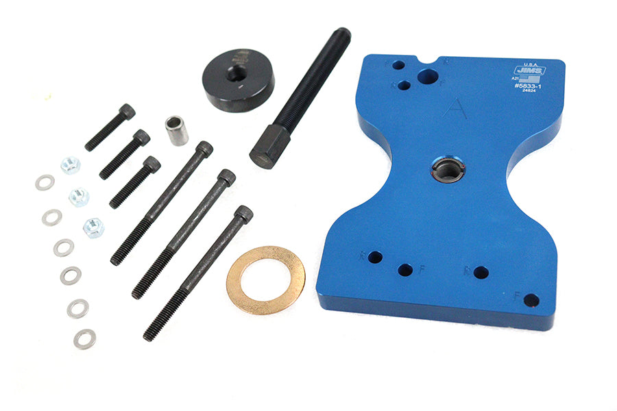 Jims M8 balancer bearing installer tool for engine maintenance, model 5833