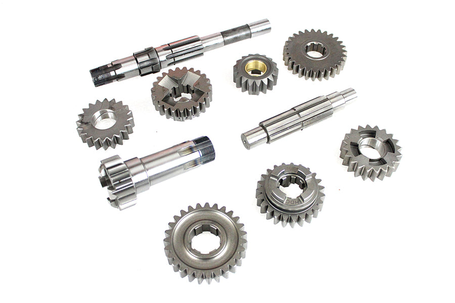 V-Twin 17-0796 XL transmission gear set with precision-cut gears for motorcycle transmission repair