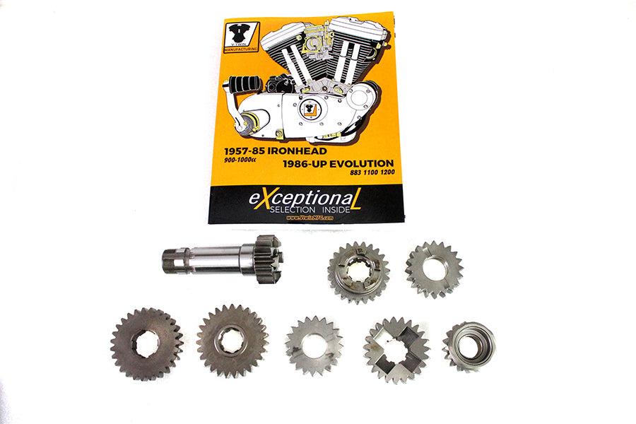 V-Twin 17-0808 transmission gear set for XL motorcycle models, product view