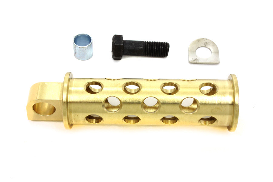 Motorshop 17-0837 Holey Kick Starter Pedal in brass for motorcycle transmission