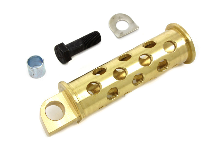 Motorshop 17-0837 brass holey kick starter pedal for motorcycle transmission