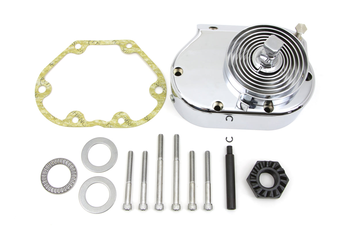 Motorshop 19507 chrome kick starter kit for 5-speed transmission