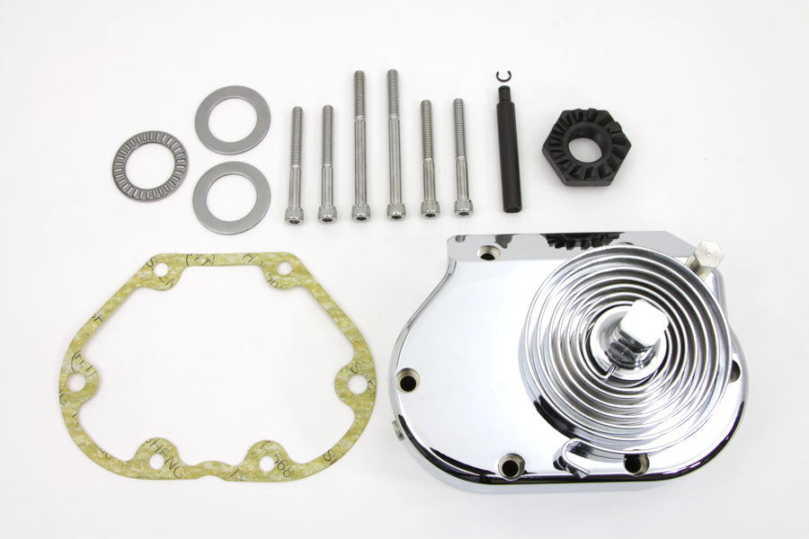Motorshop 19507 chrome kick starter kit for 5-speed transmission