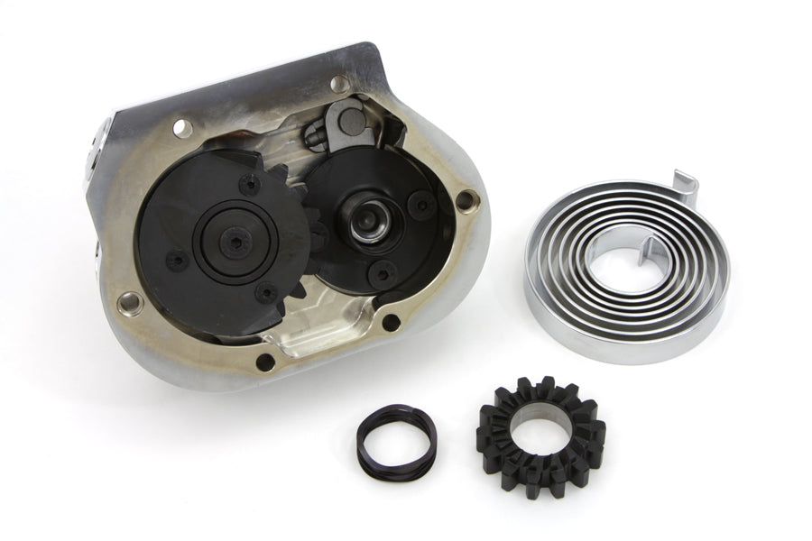 Motorshop 19507 chrome kick starter kit for 5-speed transmission