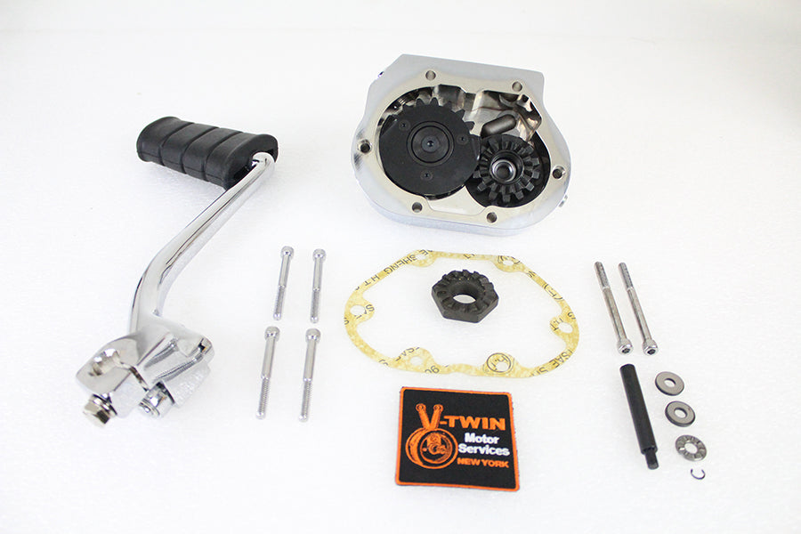 V-Twin 17-0876 chrome kick starter kit for 5-speed transmissions 博猫