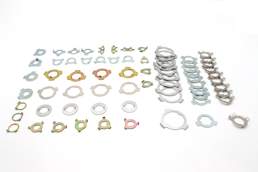 Motorshop Lock Tab Assortment 17-0940, 70-piece rider accessory set in package
