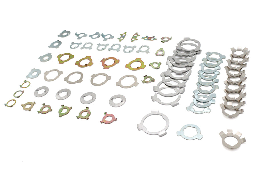 Motorshop Lock Tab Assortment 17-0940, 70-piece rider accessory set contents sealed in package