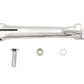Ultima 17-1002 polished flat kick starter arm for Big Twin motorcycle transmission models