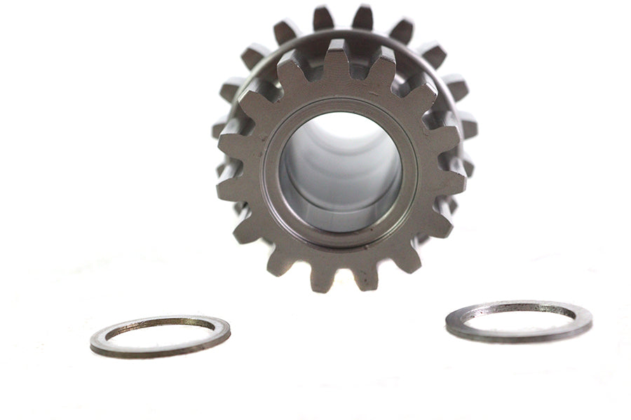 Motorshop 17-1520 transmission countershaft reverse gear with machined metal teeth and central bore