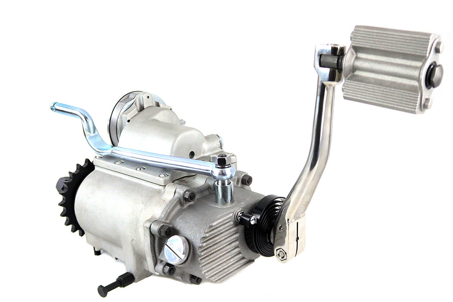 Motorshop 17-1850 Retro 4-Speed Transmission in silver finish