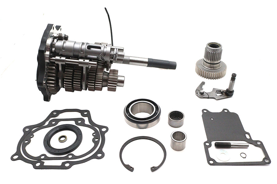 Jims 8600 Fat 6 Super Gear Kit black transmission components, SKU 17-2147