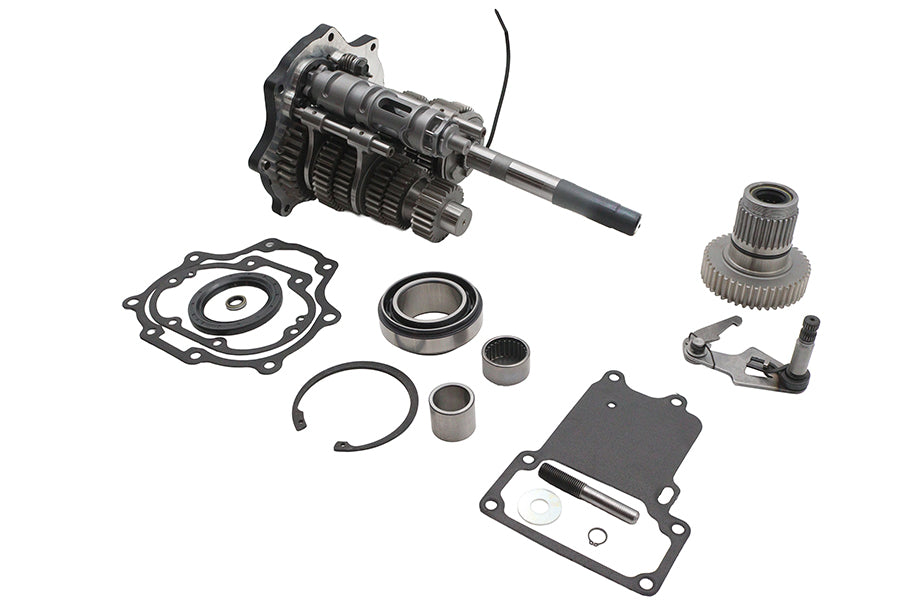 Jims 8600 Fat 6 Super Gear Kit black transmission components, SKU 17-2147