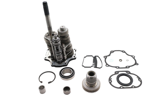 Jims 8611 Fat 6 Super Gear Kit in black for motorcycle transmission, SKU 17-2149
