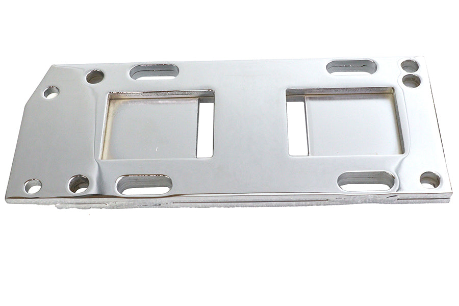 Motorshop 75007 Chrome Transmission Mount Plate