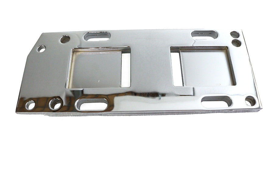 Motorshop 75007 Chrome Transmission Mount Plate